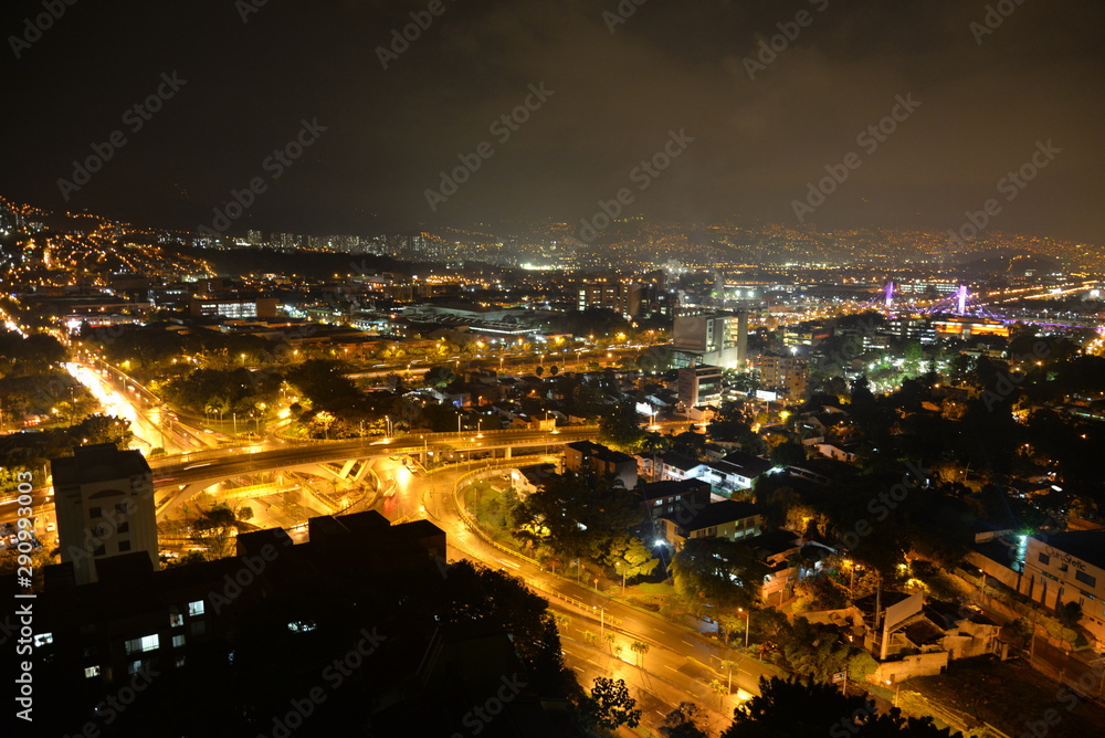 Noche en Medellin Antioquia.