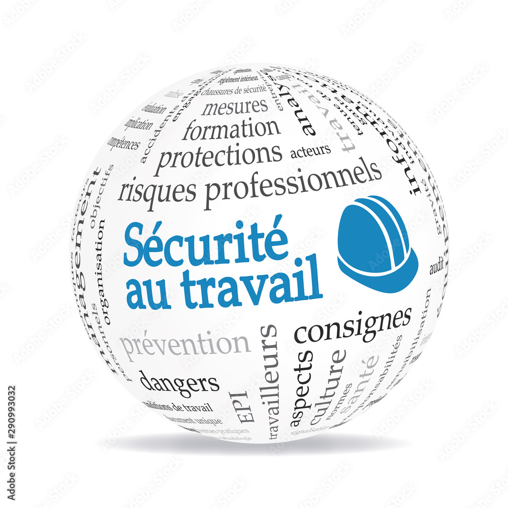 Logo sécurité au travail. Stock Vector | Adobe Stock