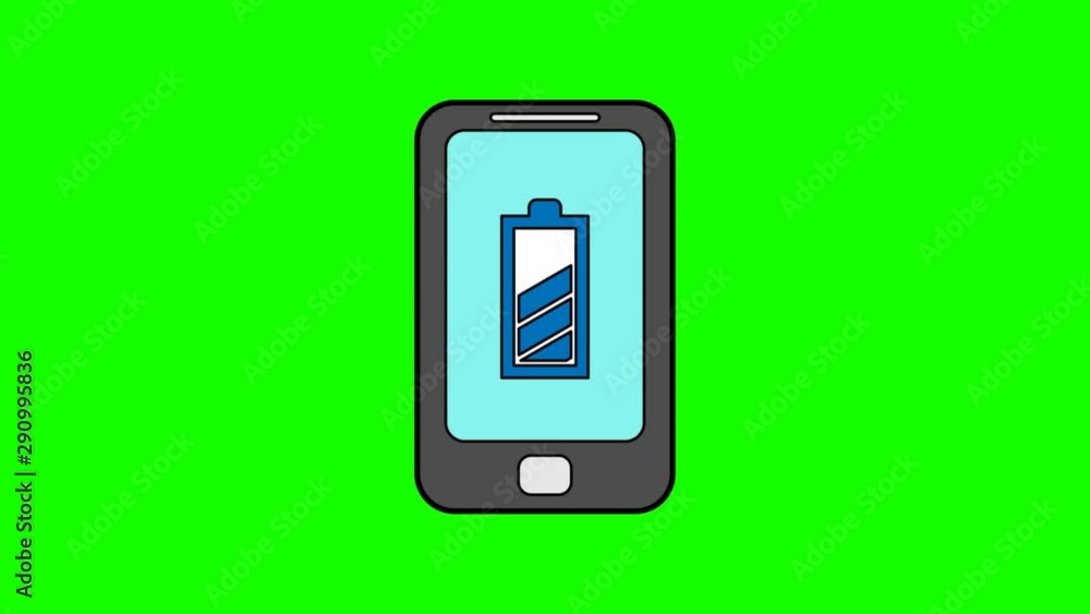 charge icon animation green screen. 2D flat simple motion charge icon animation green screen. 2D flat simple motion