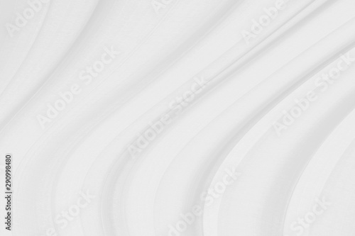 Abstract Background on isolated. Abstract white waves. Wave from Curtain.