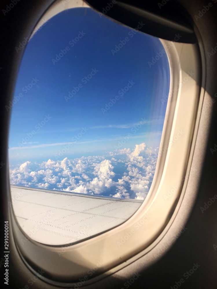 view from window of an airplane view from window of an airplane