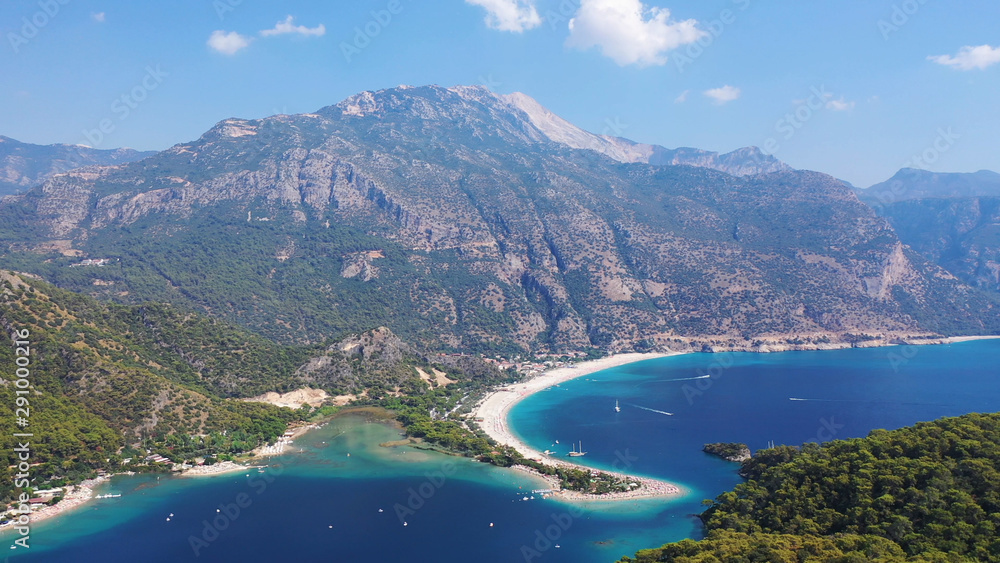 Oludeniz Blue Lagoon.  Oludeniz is a amazing beach on the southwest coast of Turkey.