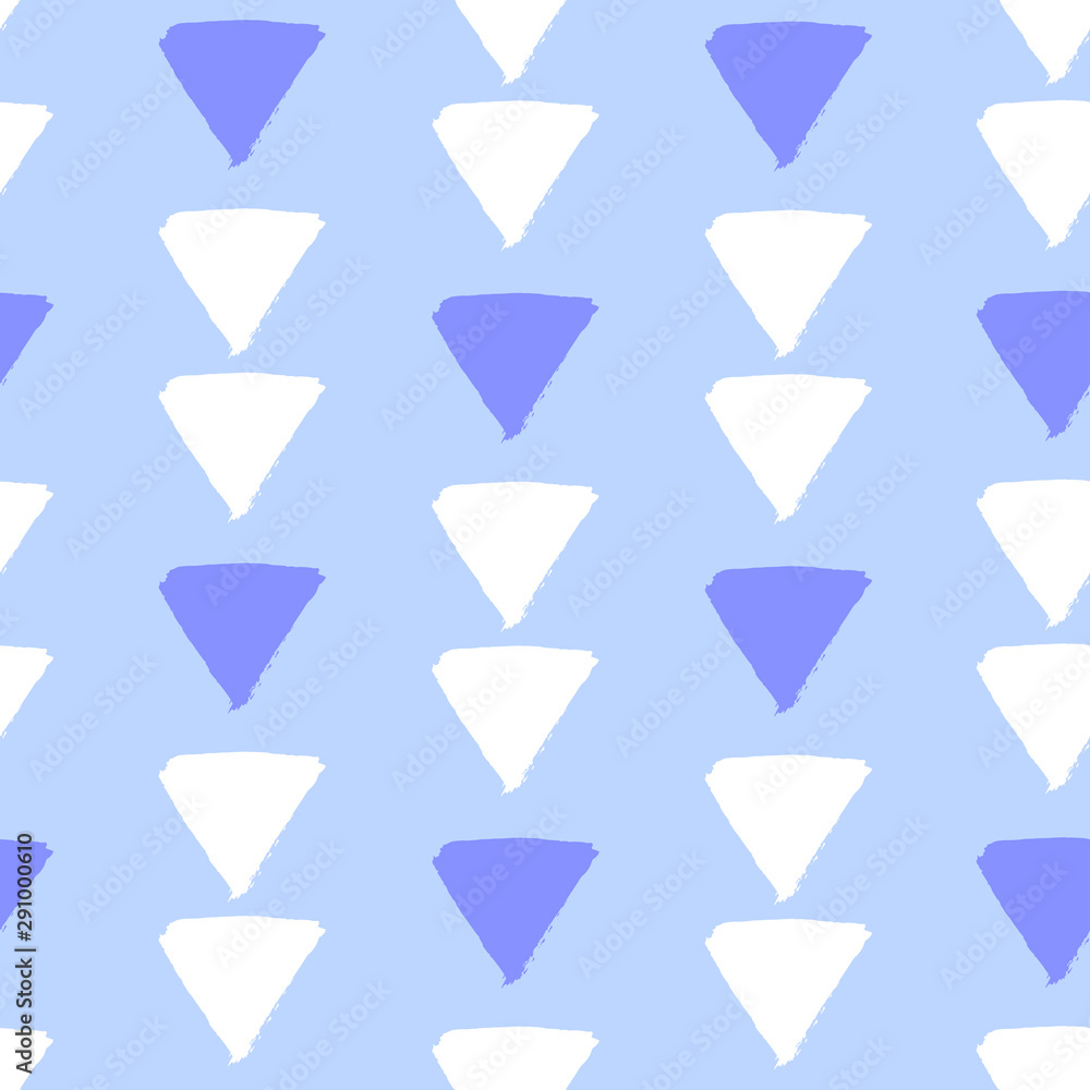 Winter, Christmas geometric seamless pattern with triangles. Vector wallpaper. Blue background. Winter, Christmas geometric seamless pattern with triangles. Vector wallpaper. Blue background.