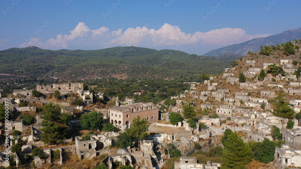 Kayakoy, anciently known in Greek as Karmilassos, shortened to Lebessos and pronounced in Modern Greek as Livissi. Kayakoy, anciently known in Greek as Karmilassos, shortened to Lebessos and pronounced in Modern Greek as Livissi.