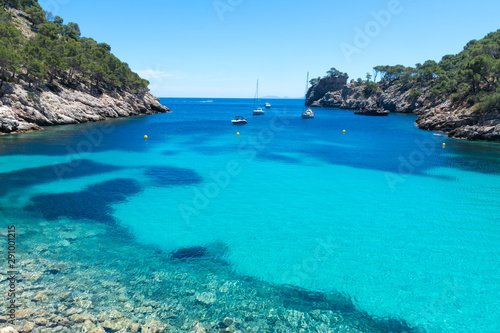 view of Cala Murta Bay in Majorca
