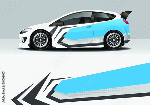 car wrap modern abstract design background
