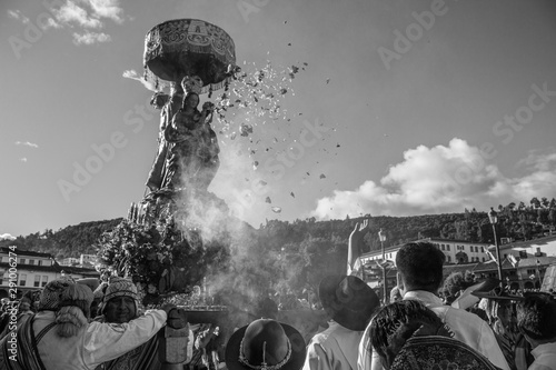 Corpus Christi - Cusco Fiesto cultural religiosa  photo