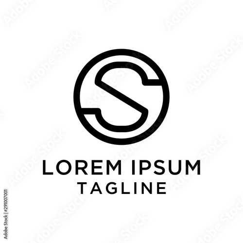 initial letter logo OS, SO, logo template