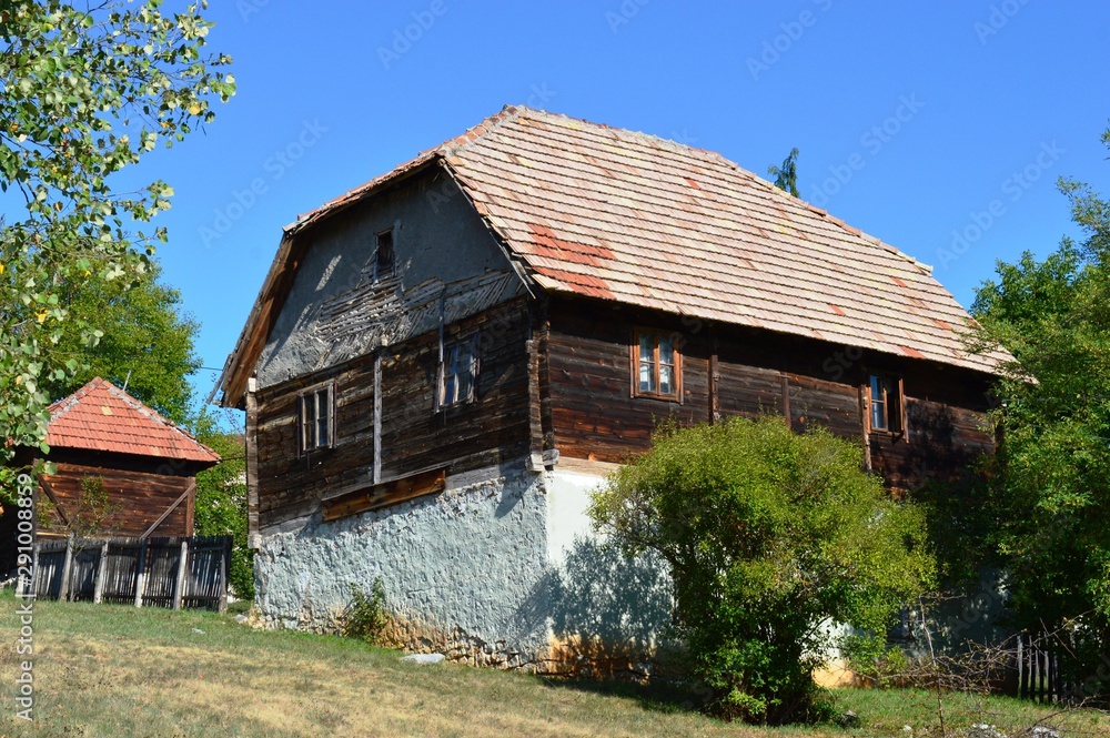 an old mountain house