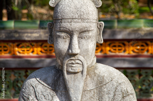 Sculpture at Tomb of Tự Đức, Hue, Vietnam