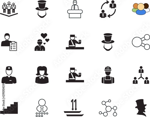 people vector icon set such as: stairs, lungs, repair, earth, file, innovation, physician, add, multimedia, stethoscope, walk, stair, transportation, mark, happy, building, factory, engineer, hug