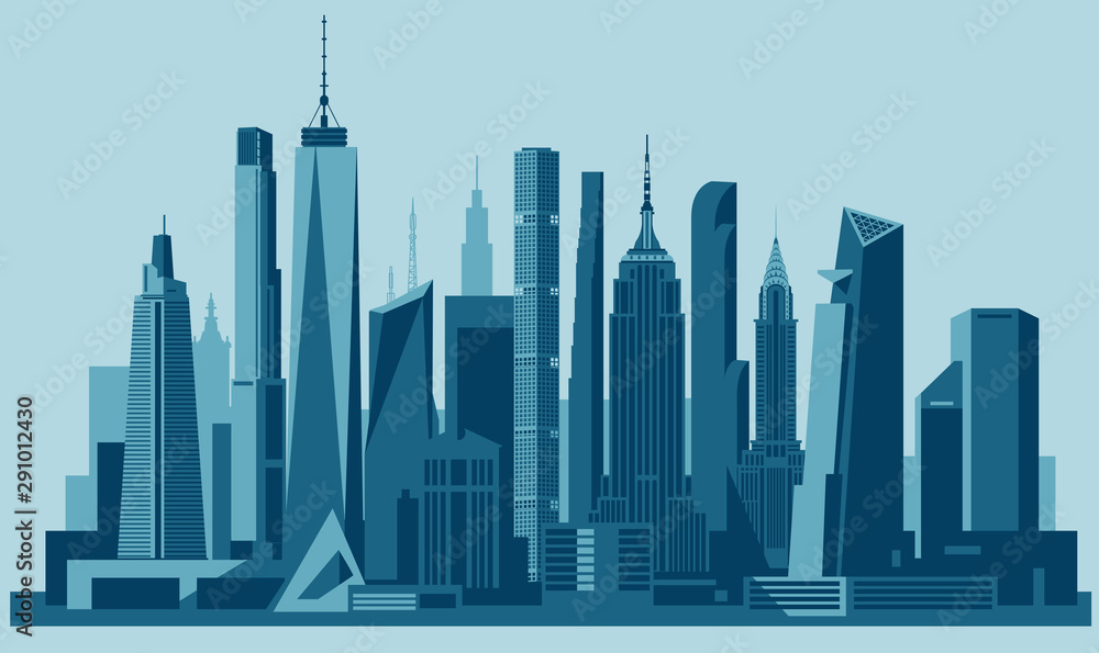Fototapeta New York City skyline