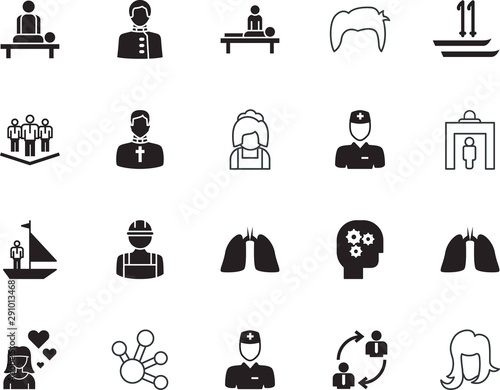 people vector icon set such as: glamour, art, networking, clean, leadership, travel, repairman, employment, craftsmen, shadow, relationship, education, house, line, information, set, ski, direction