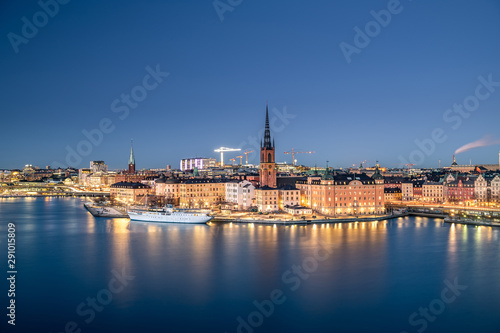 Stockholm city in Sweden.