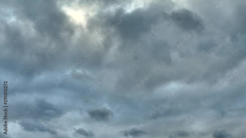 Hurricane approaching. Black clouds fly fast across the sky. Bad weather. Cyclone and rain. Hurricane approaching. Black clouds fly fast across the sky. Bad weather. Cyclone and rain.