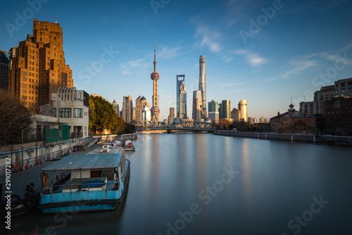 Canvas Print Shanghai Skyline