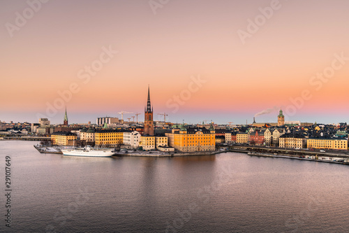 Stockholm city in Sweden.