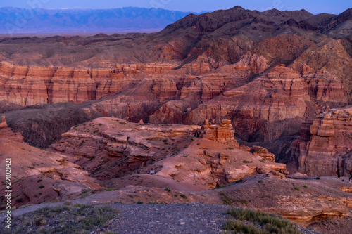 view of Charyn canyon in Kazakhstan © Andrey