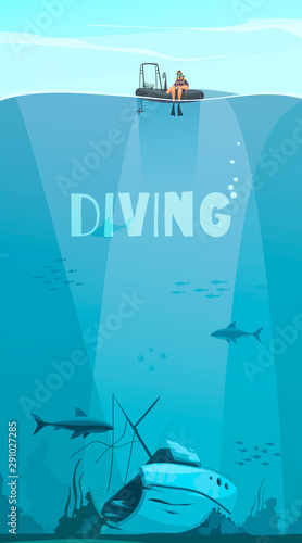 Deep Diving Composition 