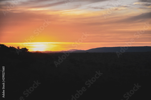 African sunset