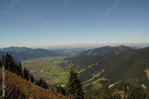 Blick vom Berg Laber bei Oberammergau