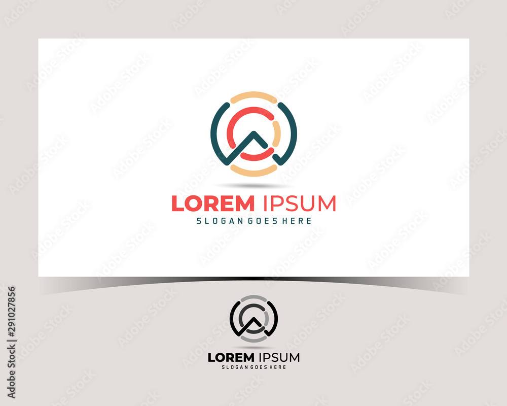 Wc logo concept, business logo design template Wc logo concept, business logo design template