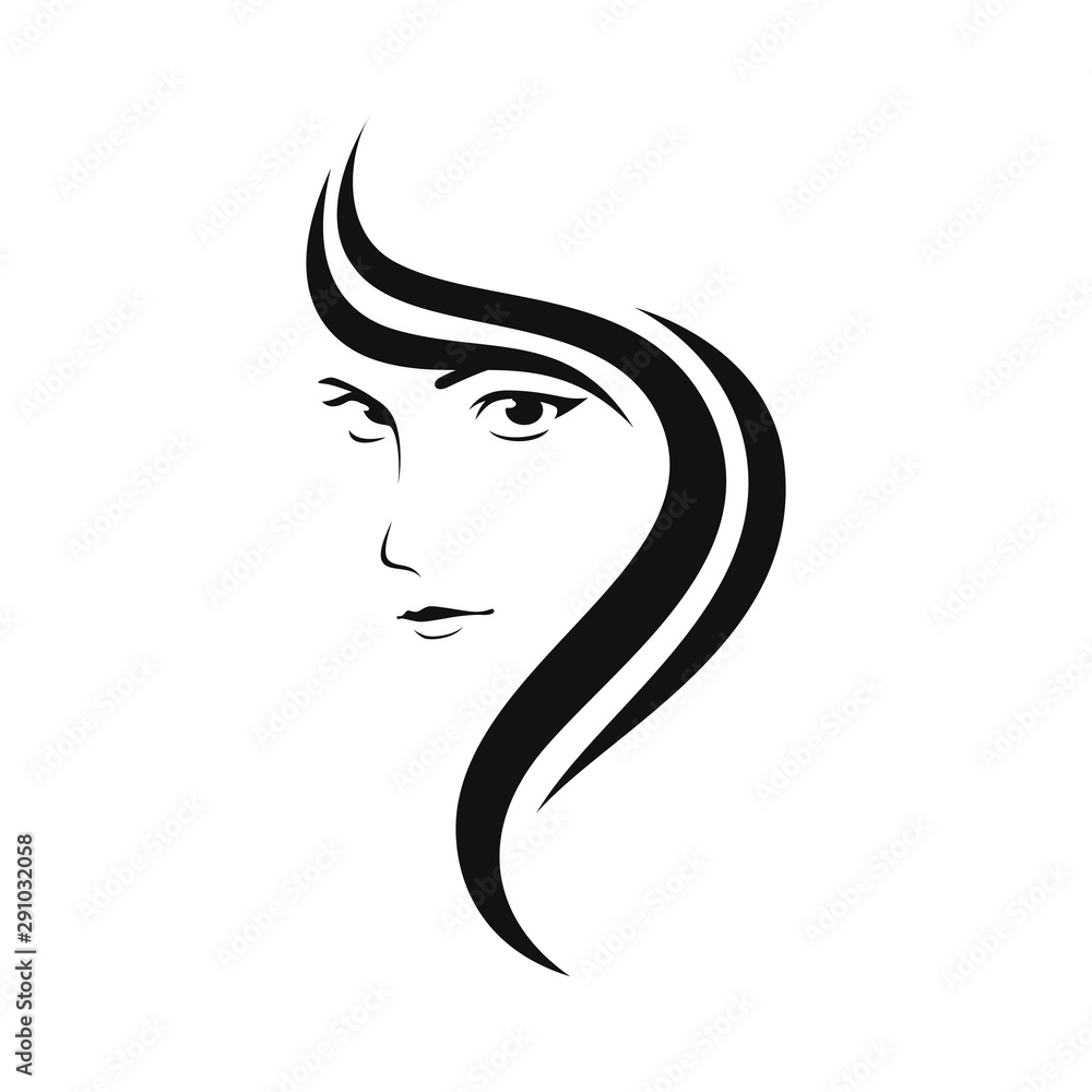 vector logo woman face, salon and spa logo templates vector logo woman face, salon and spa logo templates