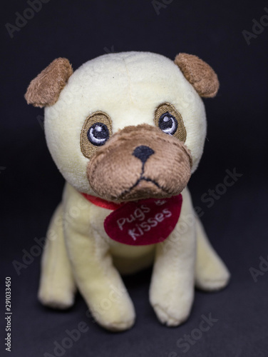 dog with heart toy 