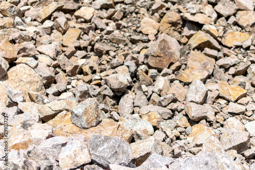 Stone rock texture background. Stone on the mountain nature background. Quarry.