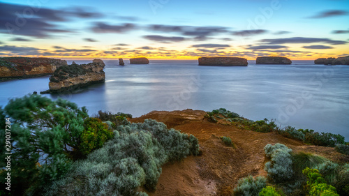 bay of islands after sunset at blue hour, great ocean road, australia 33