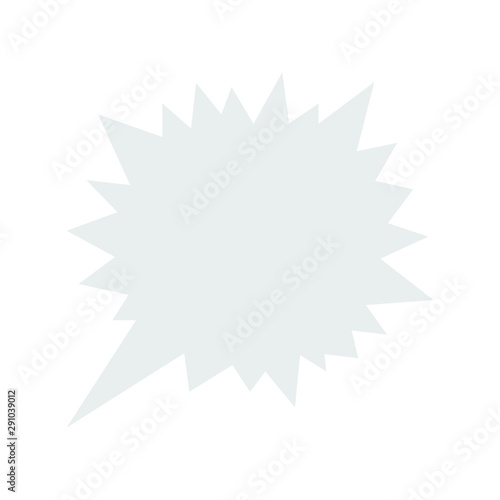 Angry speech bubble emoji vector