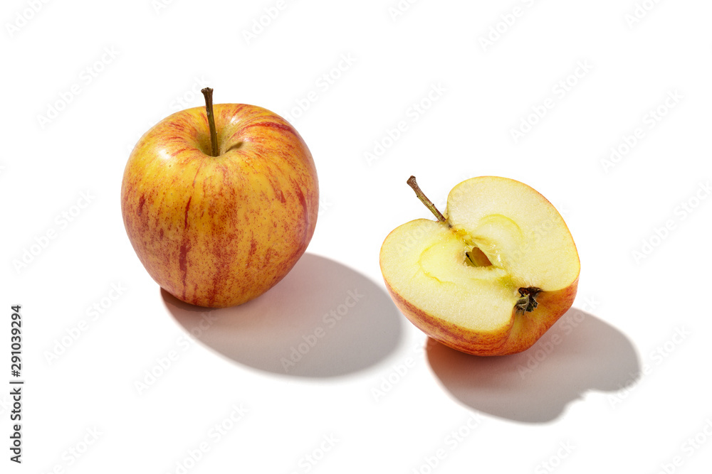 Fresh red apple isolated on white background Fresh red apple isolated on white background