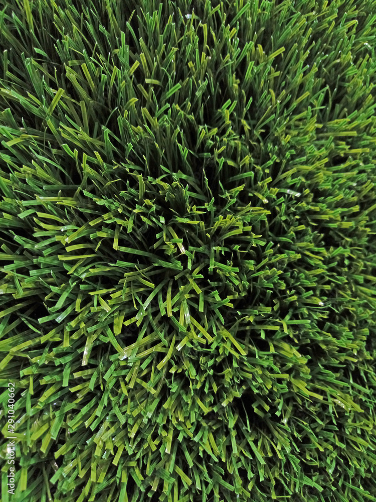 cut green artificial grass