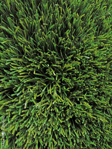 cut green artificial grass