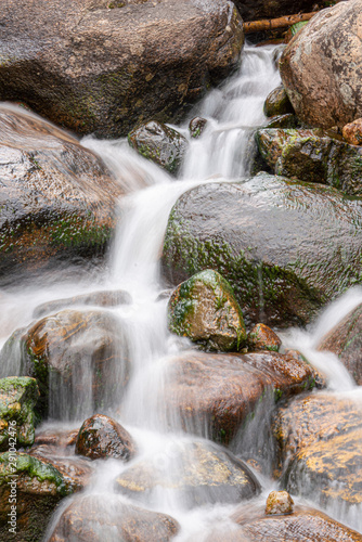 Waterfall in Rocky Mountain National Park Colorado