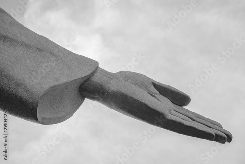 Hand of Christ the Redeemer statue photo