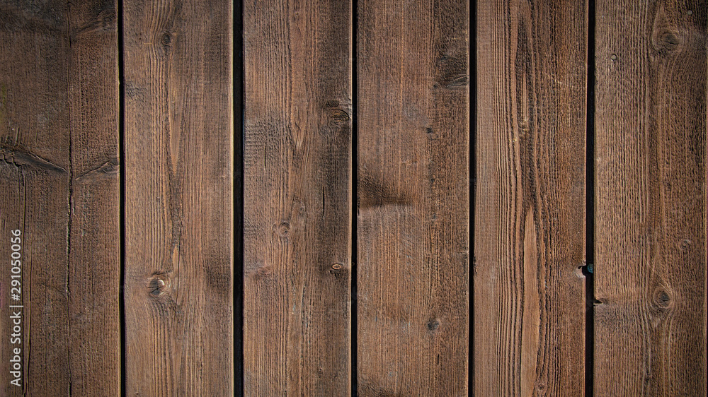 Naklejka premium alte braune rustikale verwitterte Holztextur - Holzhintergrund senkrecht