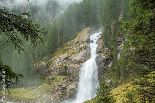 Krimml Waterfalls in High Tauern National Park (Austria).