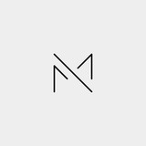 Letter M MM Monogram Logo Design Minimal