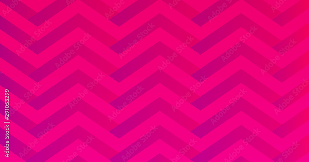 Geometric BG. Bright Magenta and Pink Triangles - obrazy, fototapety, plakaty 