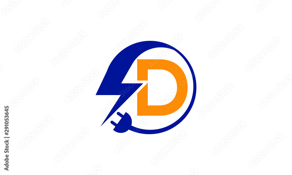 Electrical sign with the letter D, Electricity Logo, electric logo and icon Vector design Template.Lightning Icon in Vector. Lightning Logo, Power Energy Logo Design Element, Electrical sign with the letter D, Electricity Logo, electric logo and icon Vector design Template.Lightning Icon in Vector. Lightning Logo, Power Energy Logo Design Element,