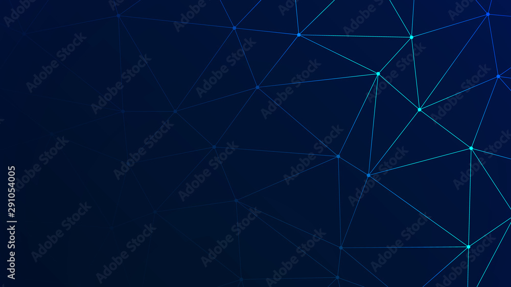 Trendy Low Poly Triangles with Navy BG Trendy Low Poly Triangles with Navy BG