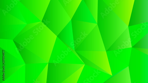 Electric Green Trendy Low Poly Backdrop Design