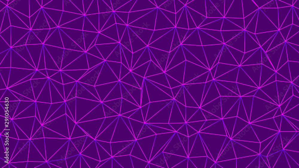 Trendy Low Poly Triangles on Violet Backdrop Trendy Low Poly Triangles on Violet Backdrop
