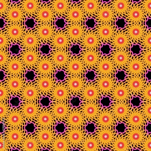 seamless pattern with flowers