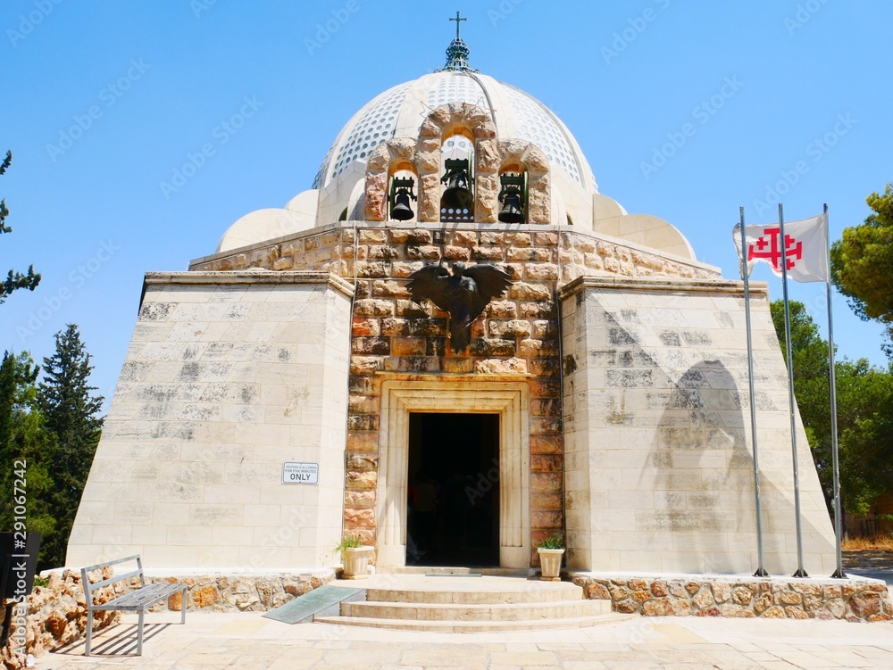 Fototapeta premium 羊飼いの野ラテン教会（パレスチナ）