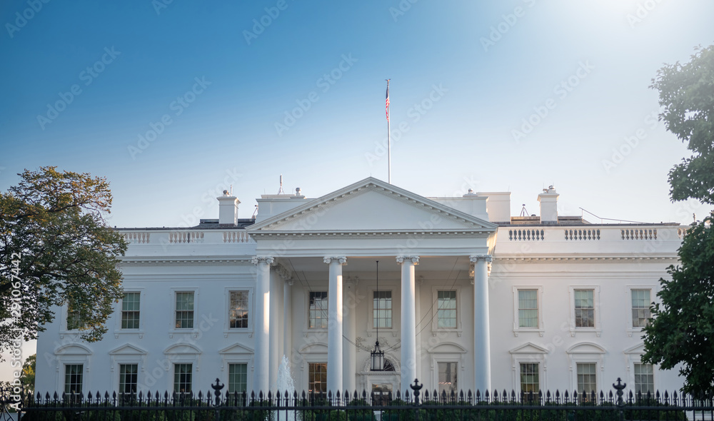 Naklejka premium White House, Washington DC, USA