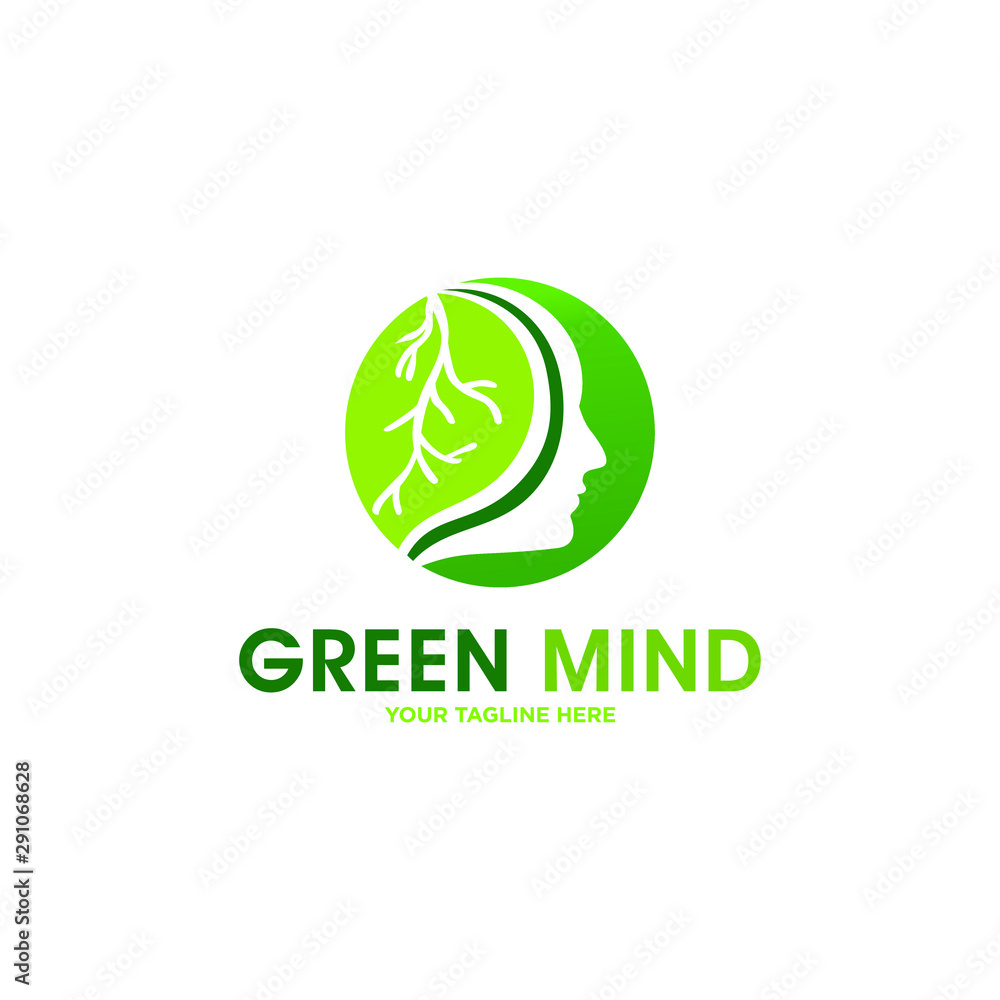 Human Mind Logo Vector Template Human Mind Logo Vector Template