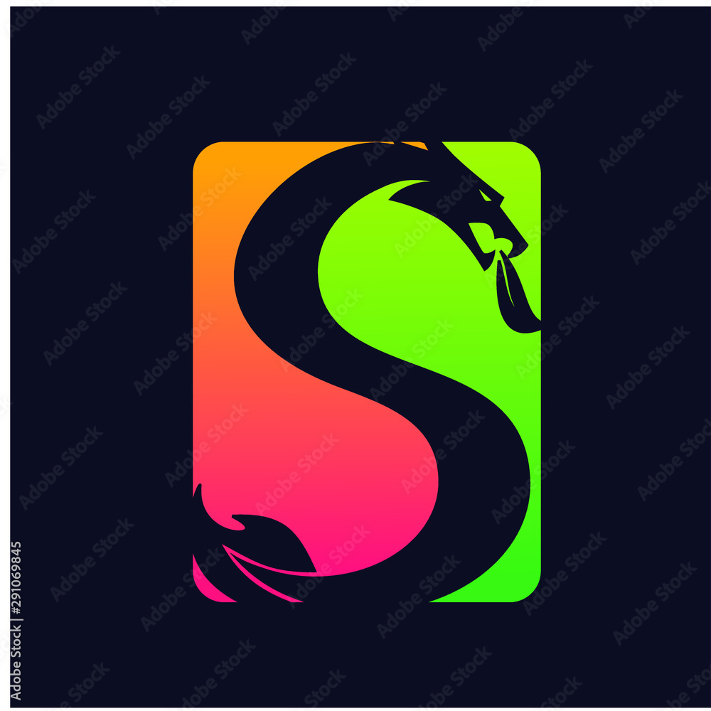 Dragon Logo vector design template Dragon Logo vector design template