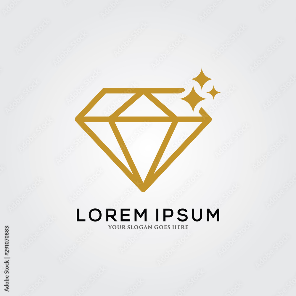 Diamond Logo Design Template vector illustration Diamond Logo Design Template vector illustration